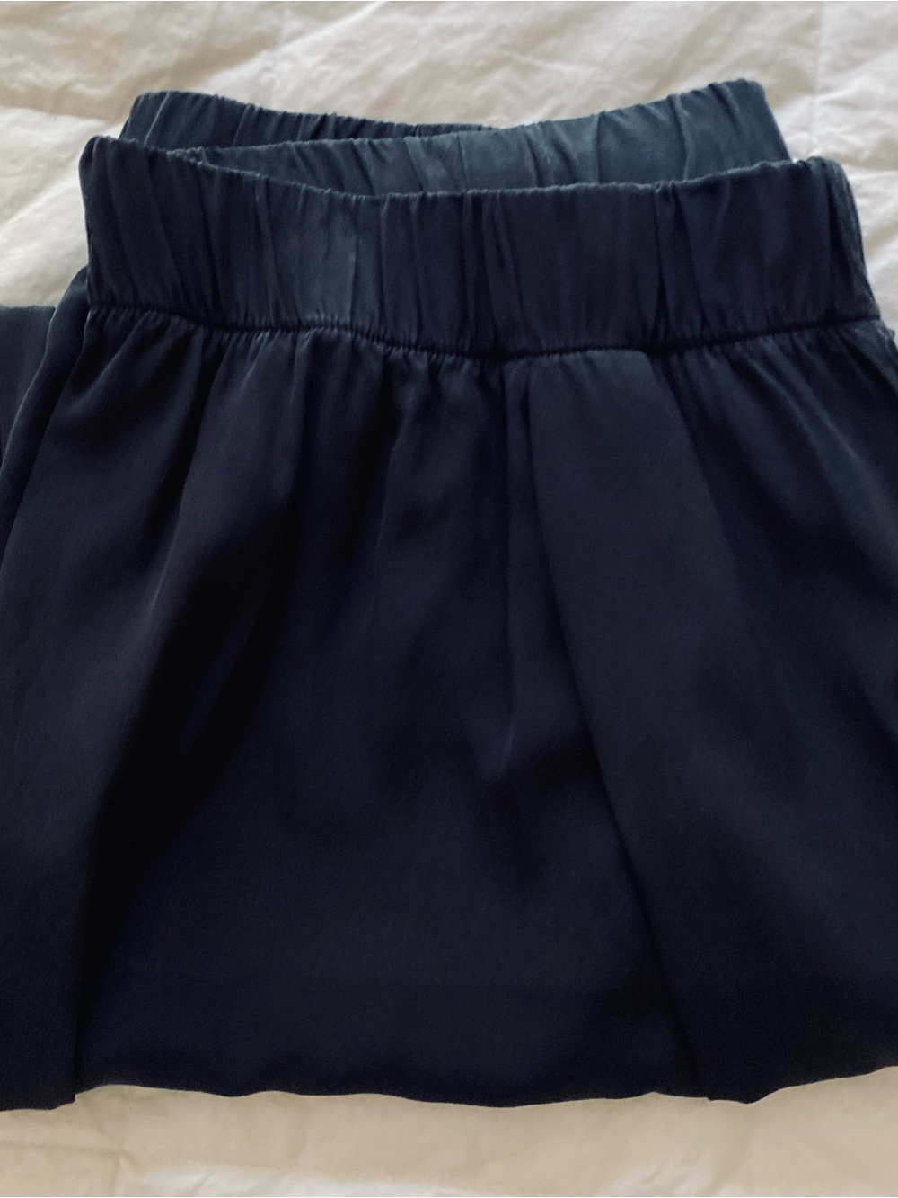 Elizabeth Suzann Navy Silk Andy Trouser - Picture 5 of 5